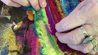 Inspiration Monday- sari ribbon and the embellishing machine