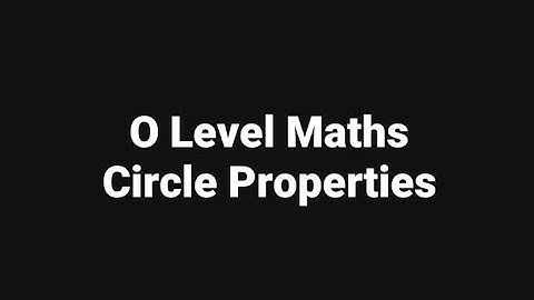 Circle Properties and Theorems -  by Sir Ahsan Abdullah Patel