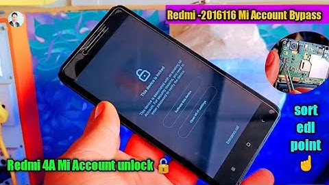 Mi 4A Mi Account Unlock | Mi 4A (2016116) mi account unlocked method 2023 | Sarvjeet Mobile Solution