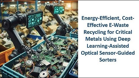 Energy-Efficient E-Waste Recycling with AI-Guided Optical Sorters