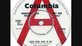 Watch Cleftones Lover Come Back To Me video