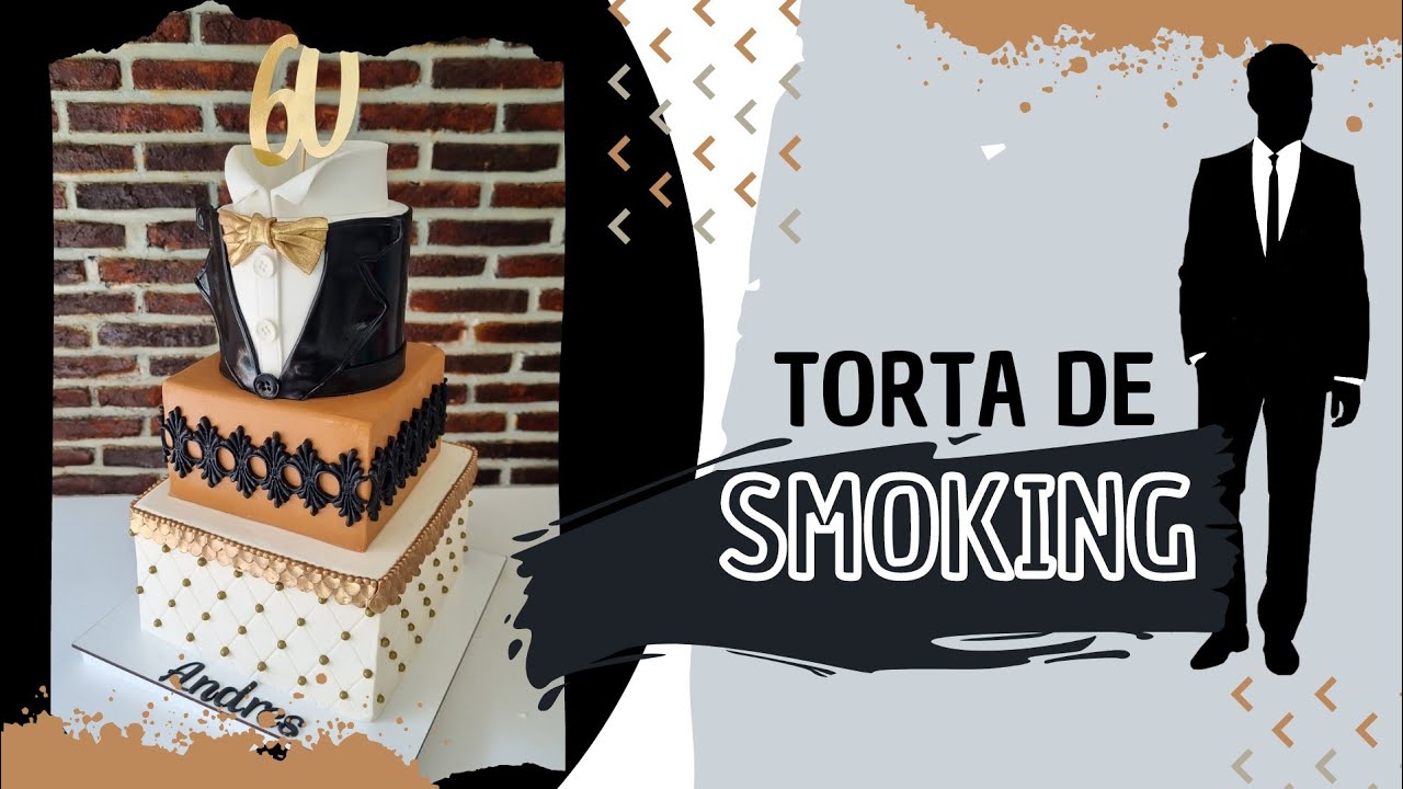 Torta de Smoking paso a paso - Smoking cake step by step - YouTube