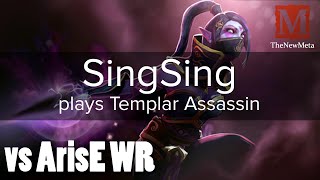 SingSing plays Templar Assassin vs ArisE Windranger (Full-game)