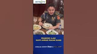 Prabowo Ajak Raffi Ahmad Makan Siang #shorts