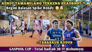 HEADSHOT‼️😱 THIS IS RENDY TAMAMILANG'S SPIKE RESPONSE 🔥- GASPOOL CUP KEBUMEN