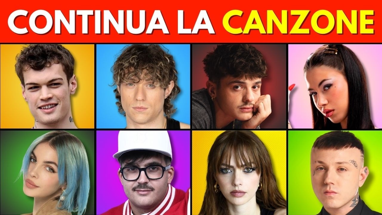 QUIZ - CONTINUA LA CANZONE ITALIANA 2020 - 2025 [PARTE 1]  🇮🇹 🎤