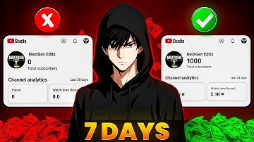 Can I Hit 1,000 Subscribers in Just 7 Days? 😱