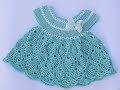 How to make a girl dress to crochet stitch pineapples