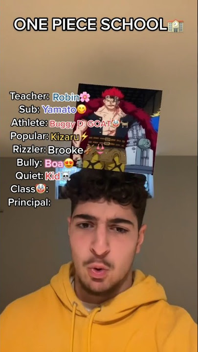 U GOING TO THIS ONE PIECE SCHOOL?🏫🤣 #onepiece #nicorobin #yamato #boa #kaido #doffy #eustasskid