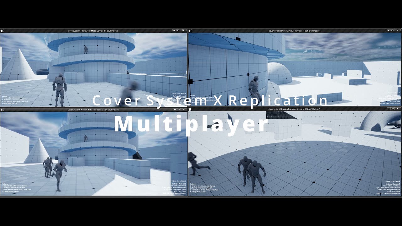 UE4 Procedural Cover System X - Multiplayer Showcase