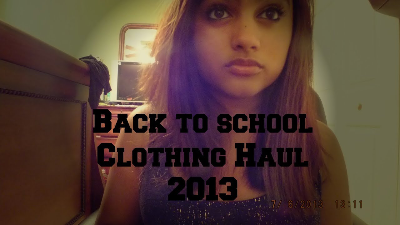 Back to school clothing haul 2013