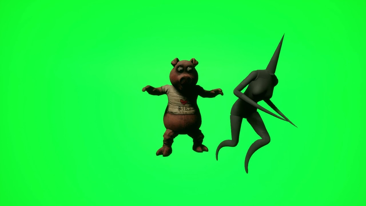 Dark Deception Mannequin Animations on Green Screen YouTube