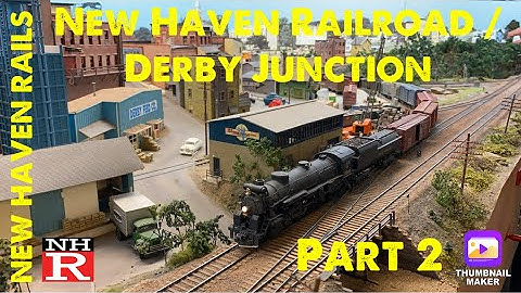 HO Scale New Haven Model Railroad Layout Tour