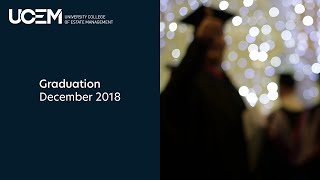 Graduation – December 2018