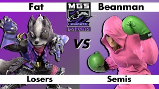 Fat (Wolf) vs Beanman (Little Mac) - L Semi -Middle Georgia State Esports Debut FALL 2025