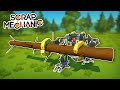 I Built a Tree Harvesting Mech to Collect Lumber! - Scrap Mechanic Creative Mode