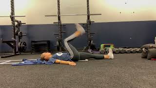 Aspetar Hamstring Rehab Protocol - Supine Hip / Knee Flexion  Kick Outs Profile