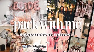 pack with me! itinerary, what i'm bringing, outfit planning for texas bachelorette trip🤠✈️