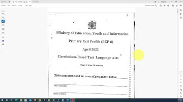 PEP CBT Language Arts Review For Grade 6 Performance Task Answers