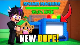 How To Dupe By Using The Spawn Machine In Escape Tsunami For Brainrots