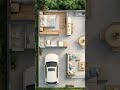 One Bedroom Tiny House Floor Plan Idea | Smart Small Home Layout #cutehouse