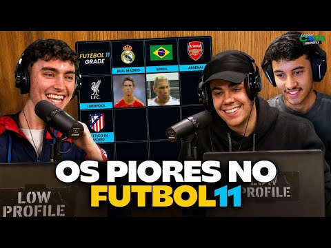 CHORUME, RENATINHO E CAMARGO JOGAM FUTBOL11 NO COPA LOW PROFILE! GÊNIOS OU BURROS?