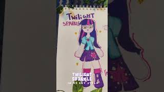 Twilight sparkle in my at style ✶⋆.˚