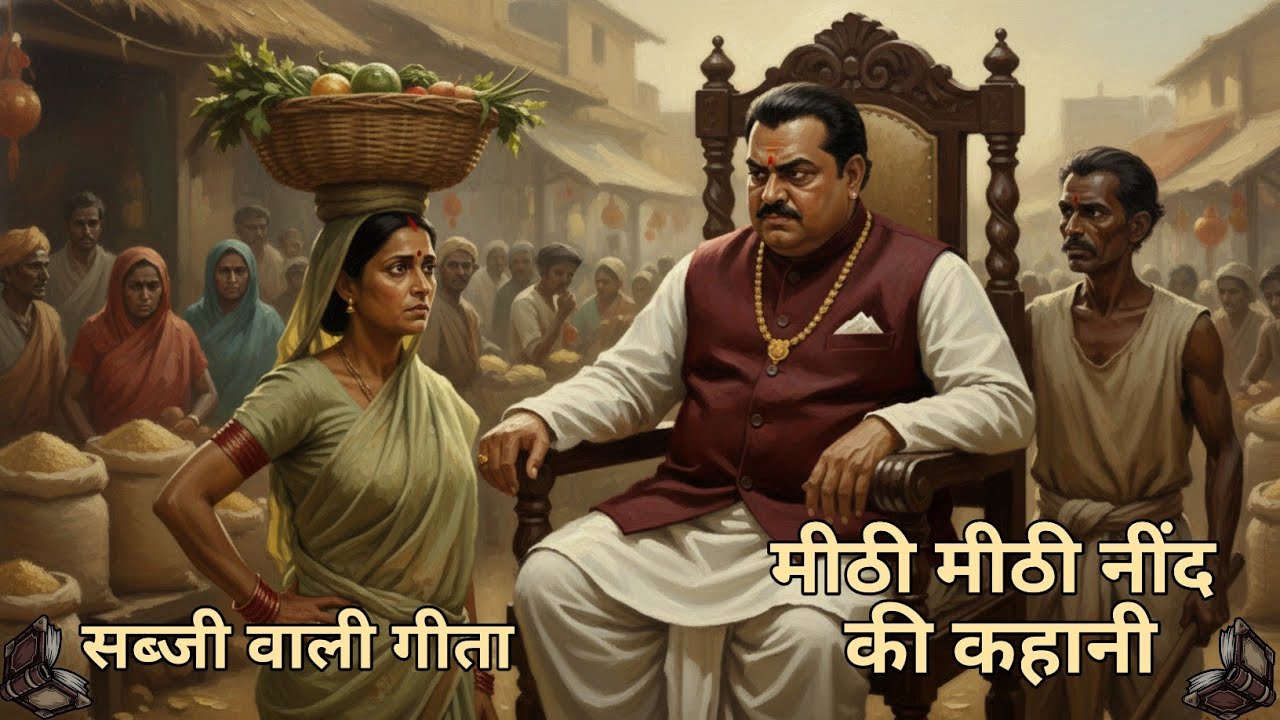 मीठी नींद की कहानी | सब्जी वाली गीता और सेठ की मंडी का राज | Hindi Sleep Story