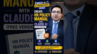 3 Minutes to AI Productivity Ep 2. Create a Professional HR Policy Manual with FREE Claude AI