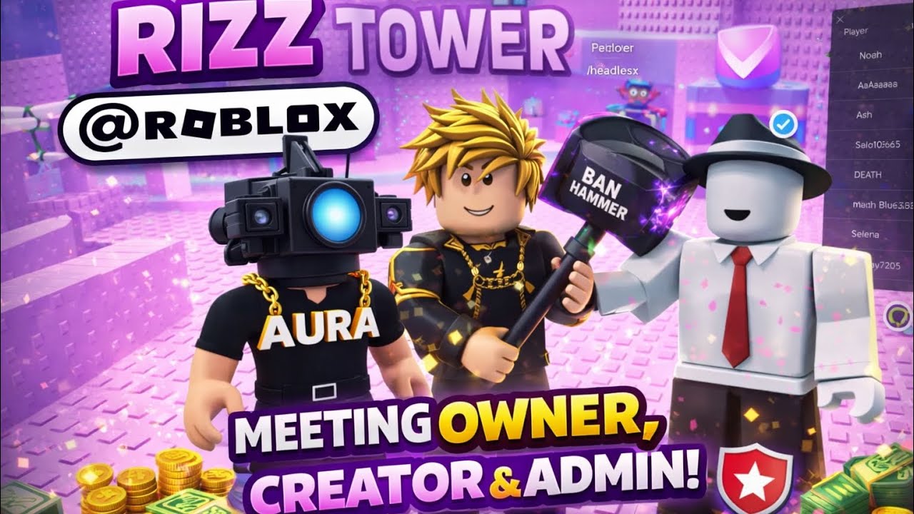 Rizz Tower Roblox - Meeting Owner Creator And Admin