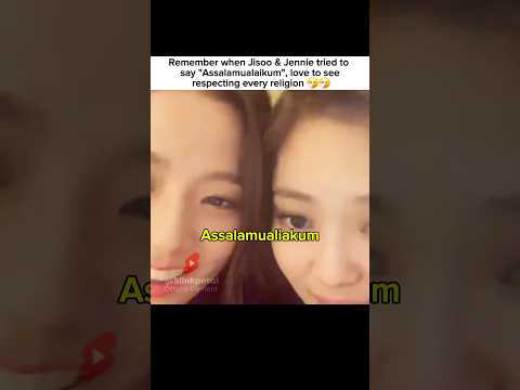 Jisoo and Jennie giving greetings 😱😍 #blackpink #블랙핑크 #jisoo #지수 #jennie #제니 #shorts