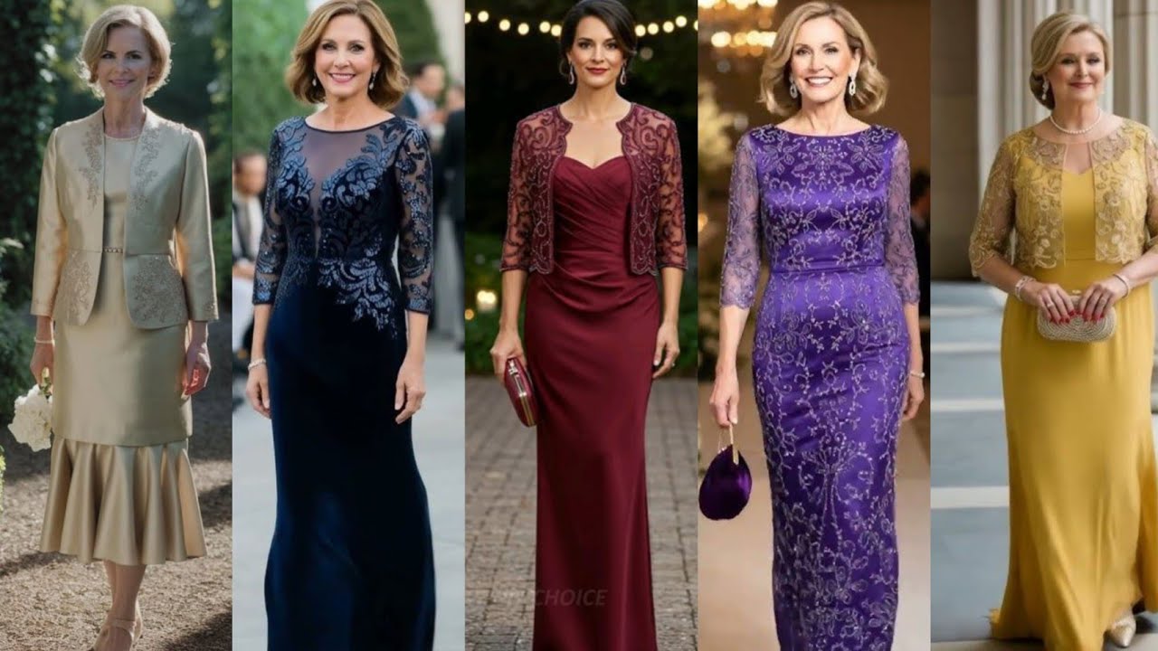 Самое стильное платье для матери невесты больших размеров / модное вечернее платье 2026 года