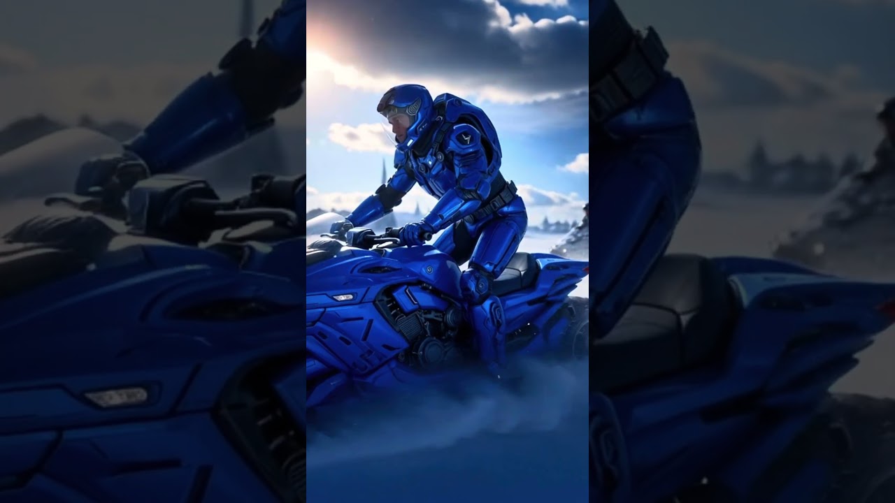 Chasers vs Icebreakers | Sci-Fi Snow Bike Chase 