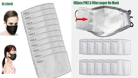 Anti Haze mouth Mask Non-woven Activated Carbon Filter paper 5 Layers PM2.5 Filter