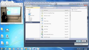 PRG 310 - Visual Studio 2010 - Add a Web Form