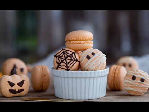 自制万圣节马卡龙 Halloween Macarons