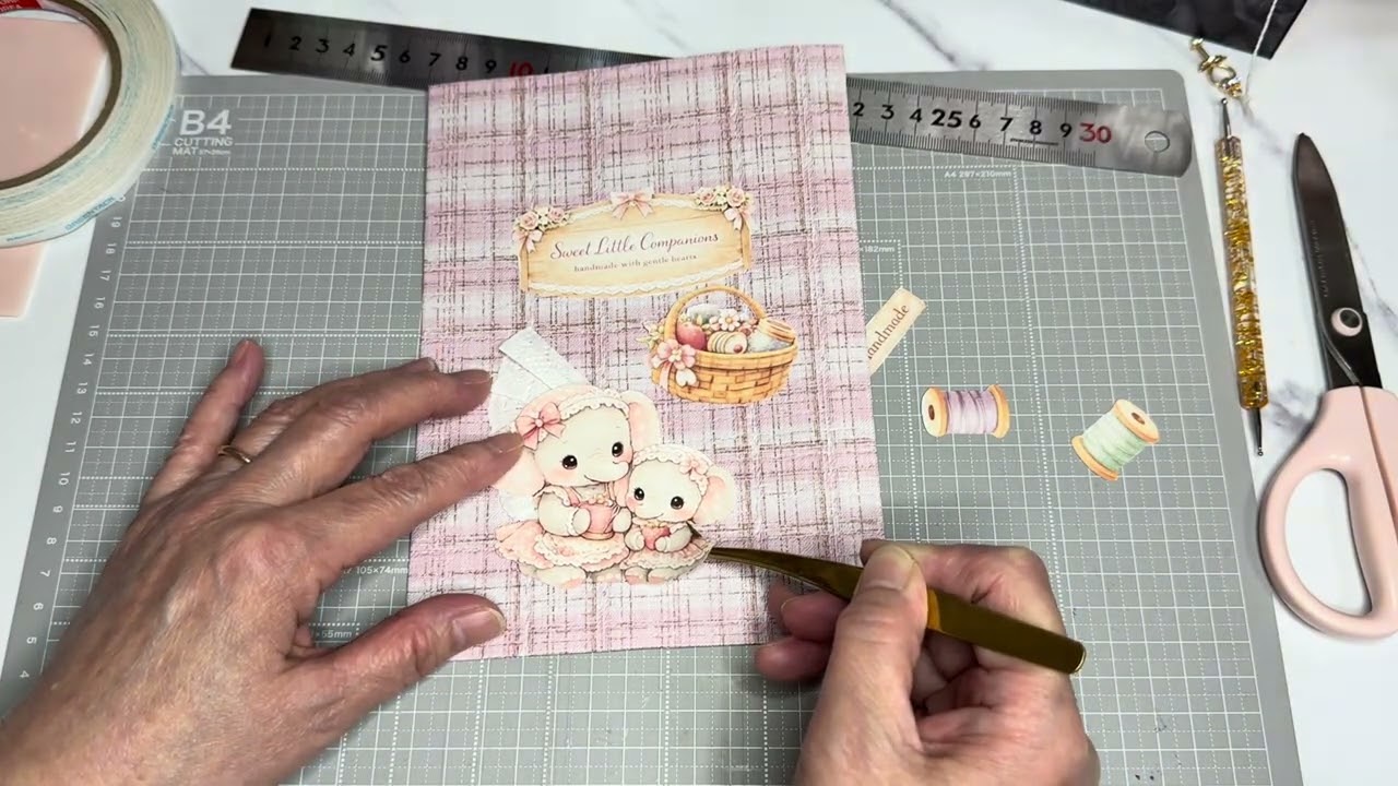 【作製動画】ゆめかわ工房様3月新作コンプリートセット使用♪初心者さん🔰でも作れる平袋💕