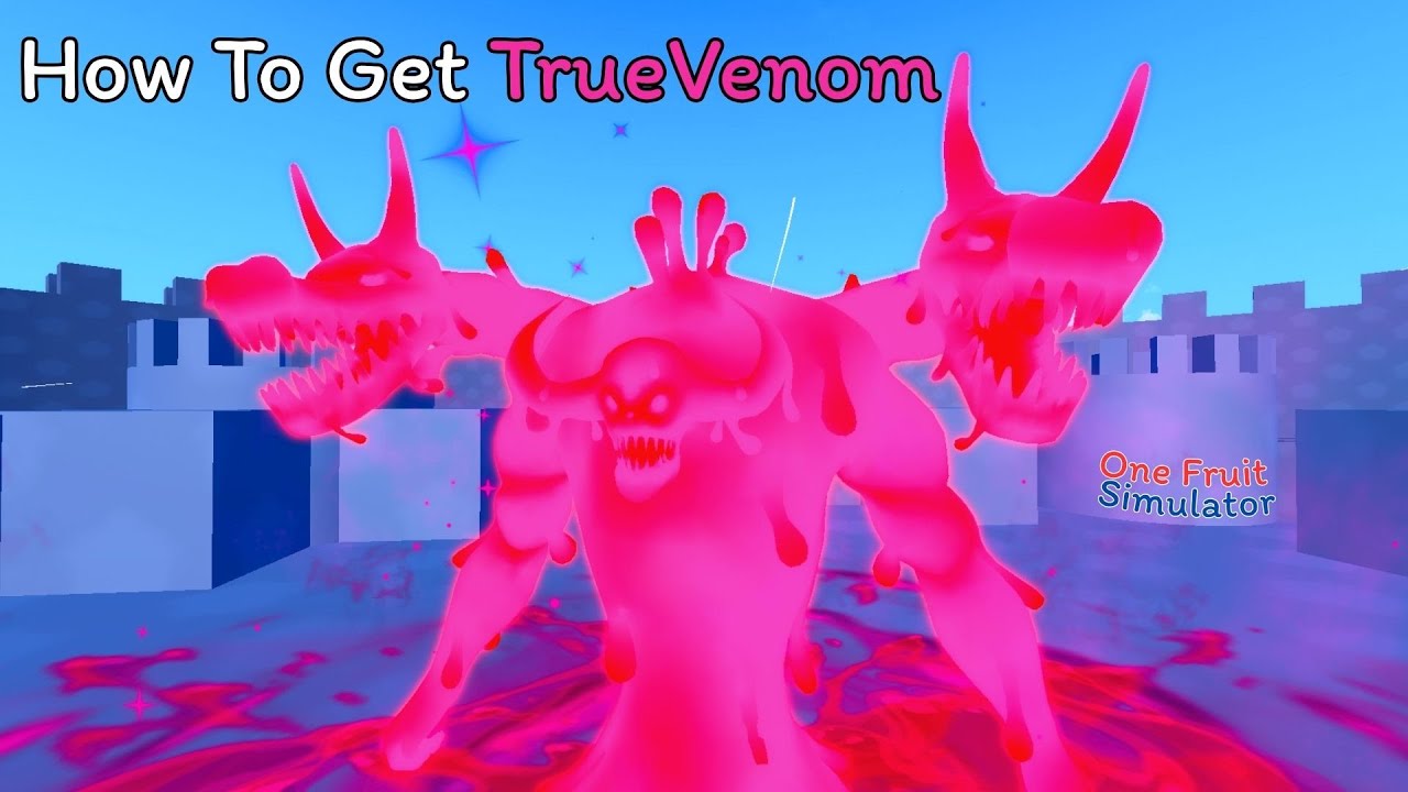 One Fruit Simulator - ทำผลพิษตื่น V3 !! ( True Venom )