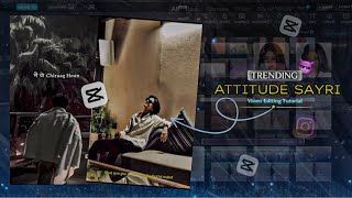 Viral Attitude Shayari Editing Tutorial CapCut 🔥 Instagram Reel Editing 2026 screenshot 2