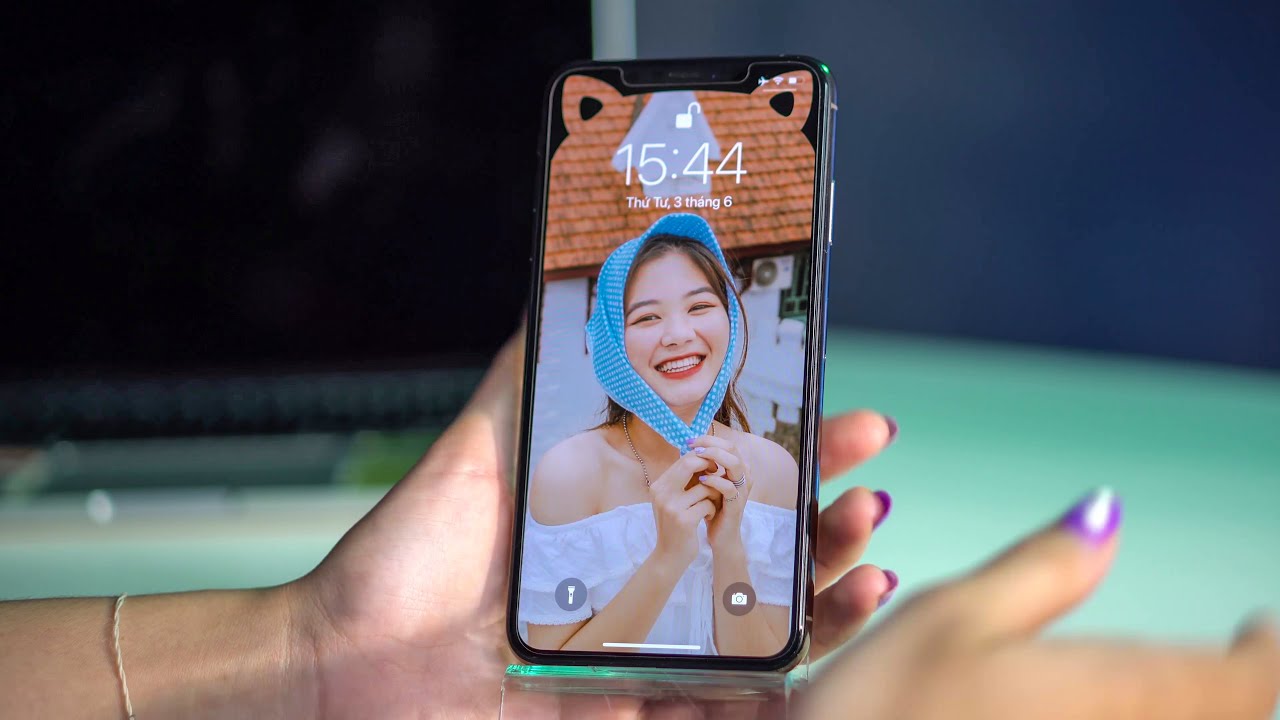 Tạo hình nền tai thỏ trở thành tai mèo tai gấu cho iphone X