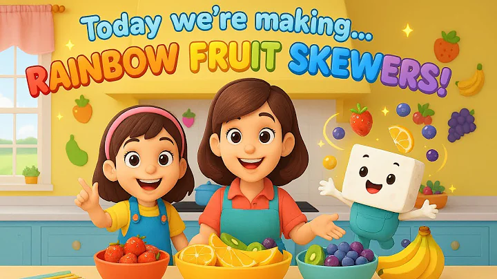 How To Make Rainbow Fruit Skewers for Kids | Easy, Fun & Healthy Snack Idea!