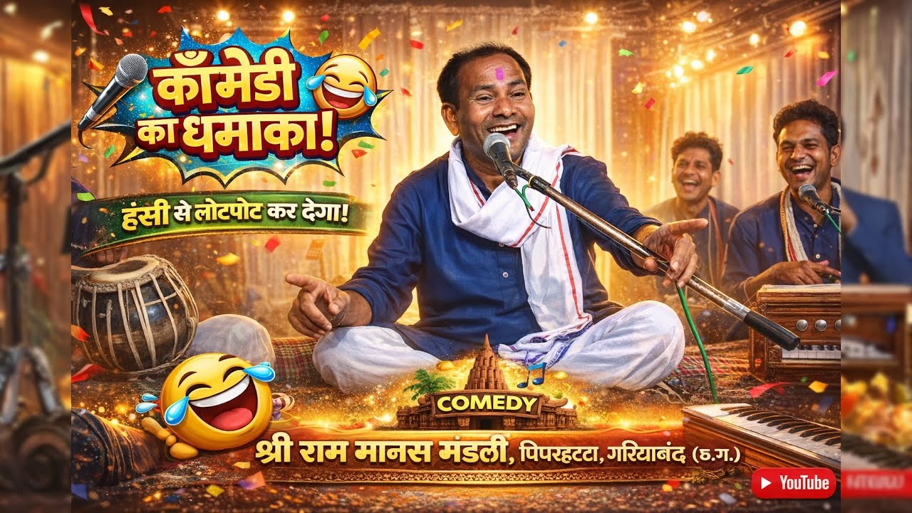 कॉमेडी के साथ रामायण की जबरदस्त व्याख्या 😄🙏 | Shri Ram Manas Mandali Pipr Hatta | CG Ramayan