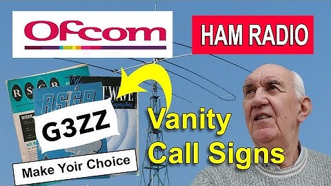 UK Vanity Call Signs - 2 &1Letter Suffix? Ham Radio Feature