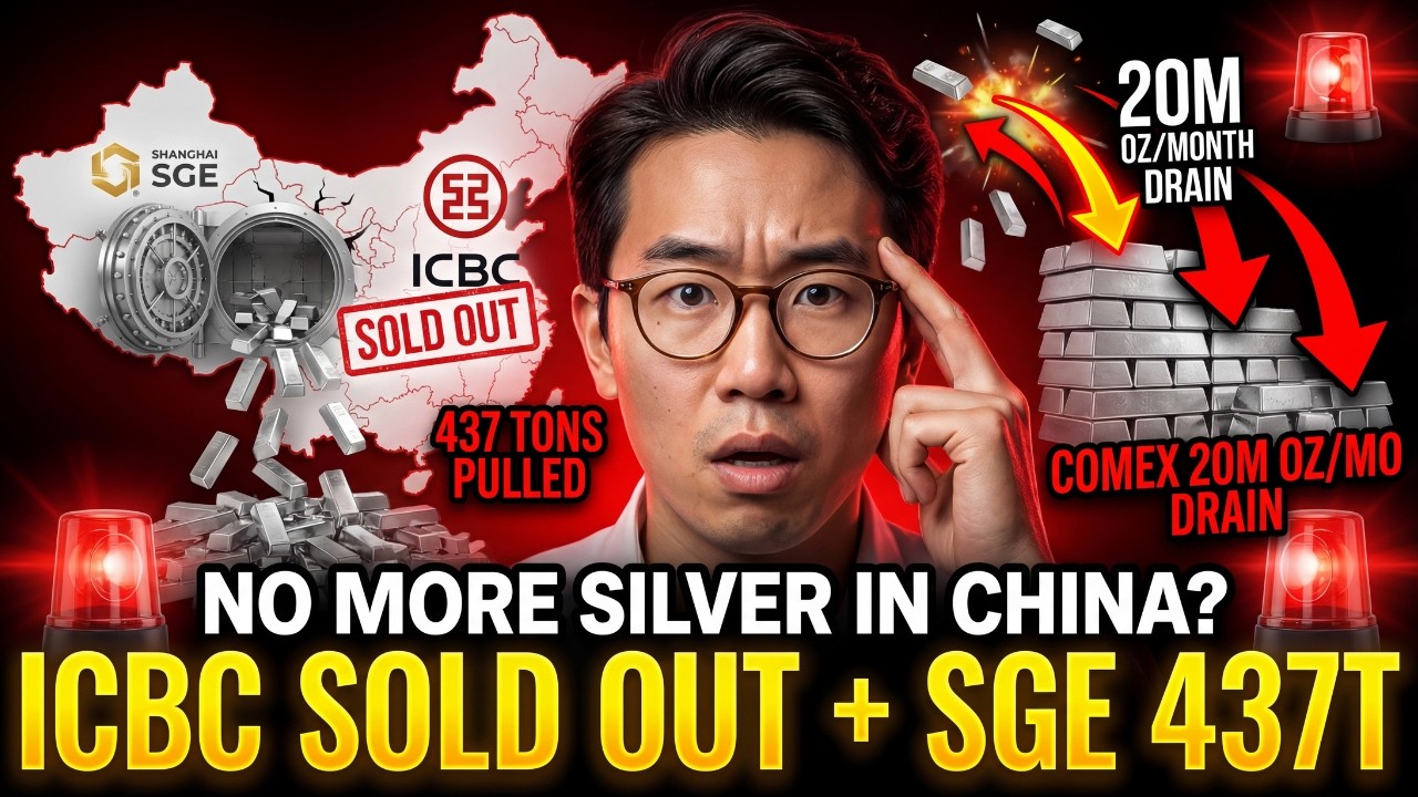 NO MORE SILVER IN CHINA? ICBC Sold Out. SGE Pulled 437 Tons. 20M Oz/Month COMEX Drain