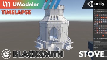 3D Modeling in Unity - Timelapse of Modeling a Stove in Blacksmith