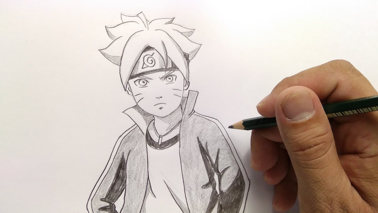 Cara Menggambar Boruto YouTube