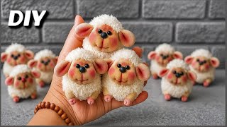 I made these cute little lambs from socks — come, I’ll show you how to make them in no time! 🐑✨
