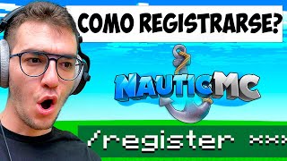 Cómo REGISTRARTE en NauticMC #1 Server de vMario
