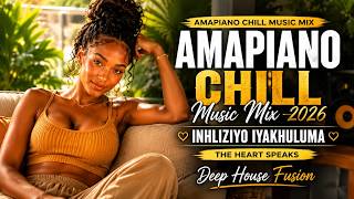 Amapiano Chill Music Mix 2026 | Inhliziyo Iyakhuluma – The Heart Speaks | Deep House Fusion!