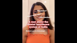 ANGRY RANT about the MENTAL HEALTH system of India